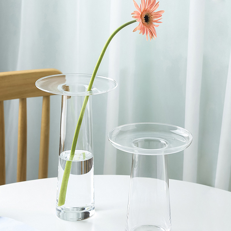 Propagation Station Vase - LIVETAI Transparent T-Shape Hydroponic Glass Vase