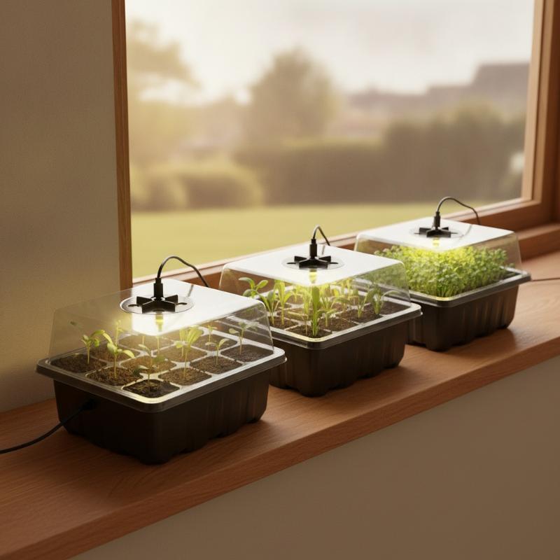 6/12-Cell Home Seed Starter Tr - Humidity Dome Kit recension och pris