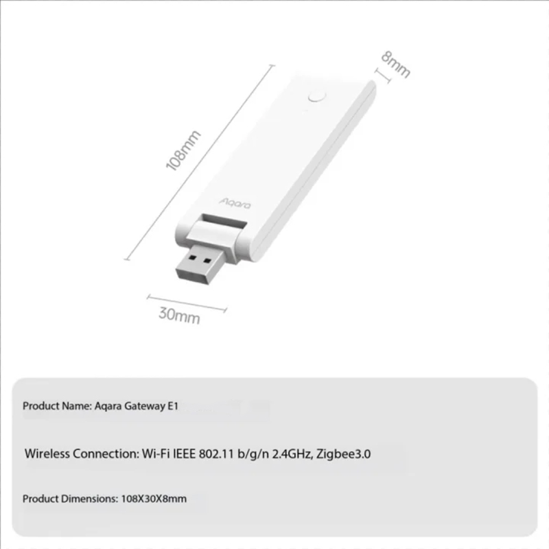 Aqara Hub E1 Mini USB Powered  - Xiaomi Hub Mijia Hub recension och pris