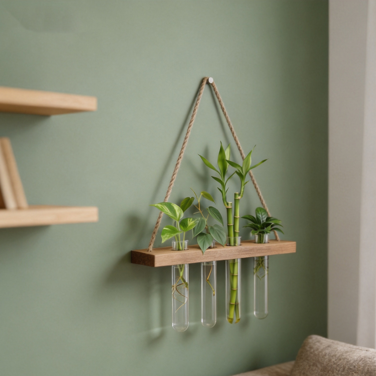 Wooden Base Plant Propagation  - Propagation Station Vase recension och pris