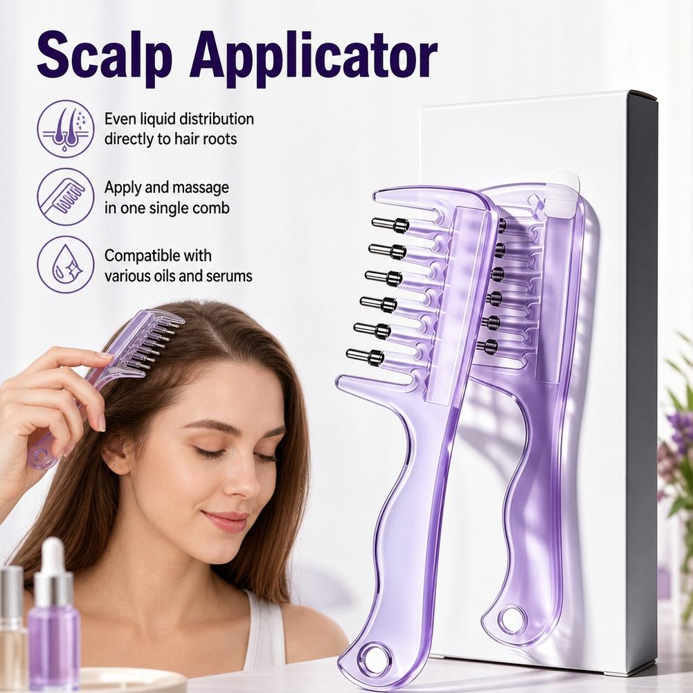 Scalp Liquid Applicator Comb,  - Root Stimulator Liquid recension och pris